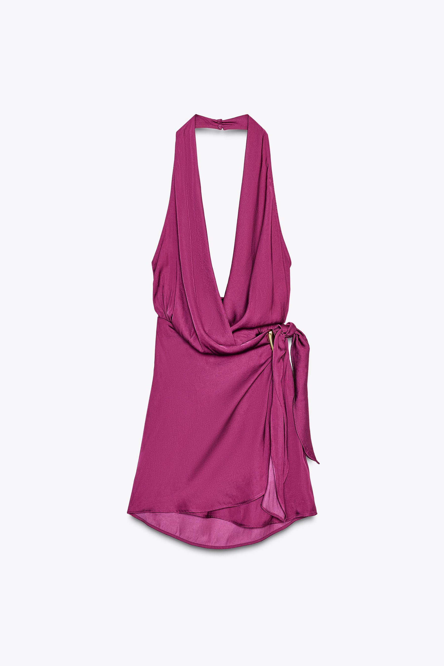 HALTER KNOT MINI DRESS - Image 5