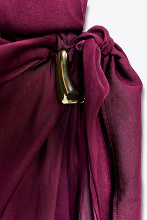 HALTER KNOT MINI DRESS - Image 7