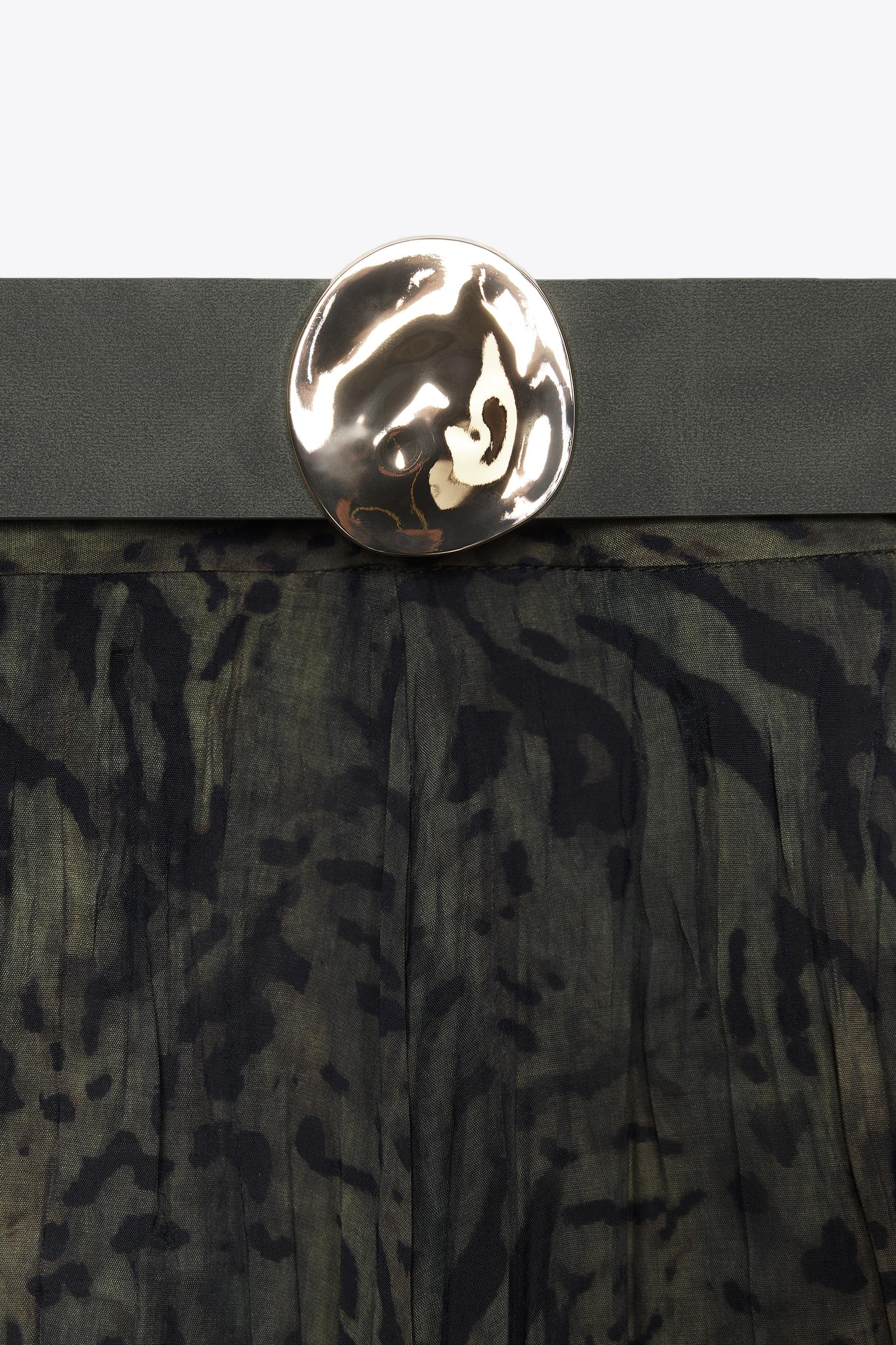 Animal Print Midi Skirt