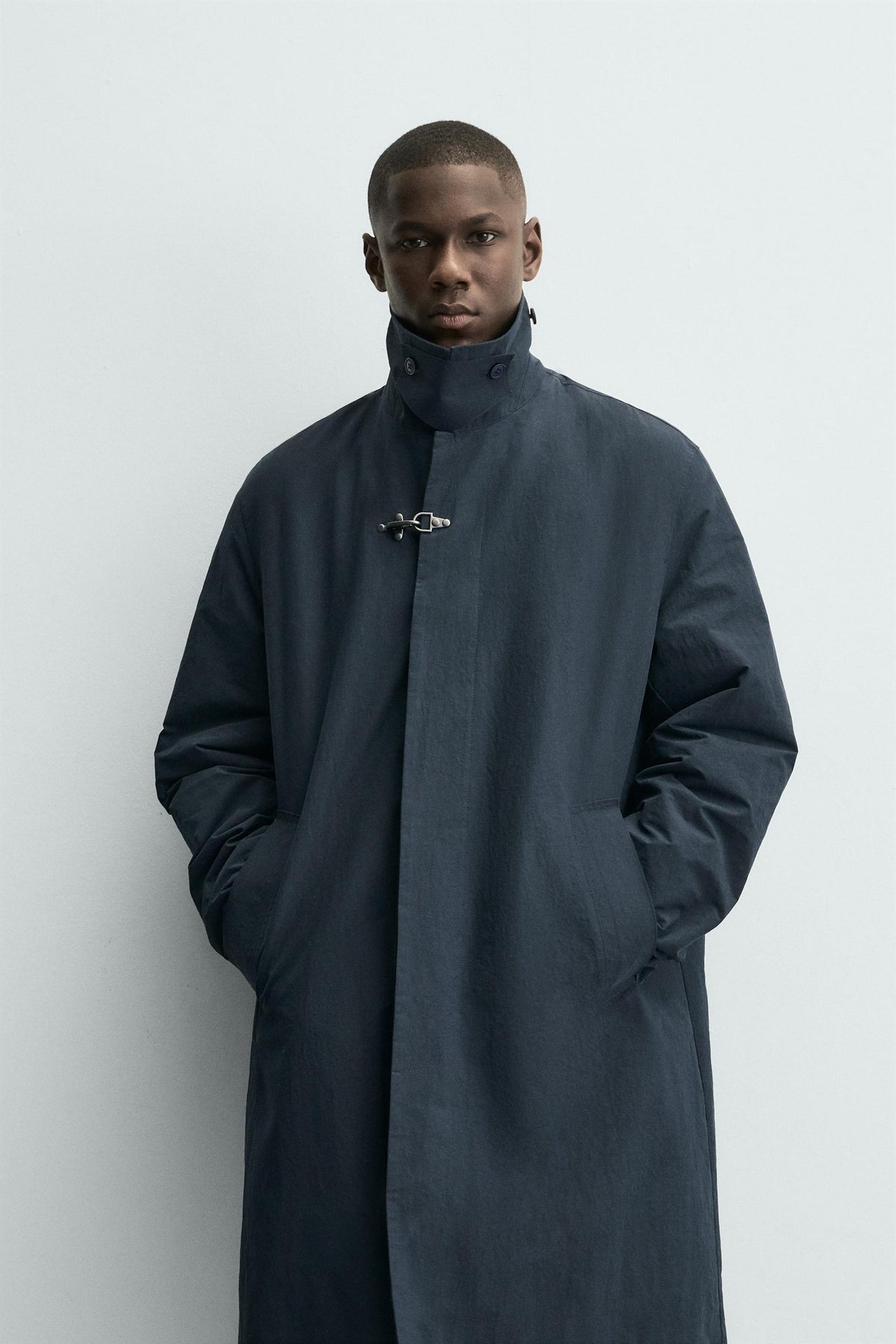 Lined Technical Trench Coat