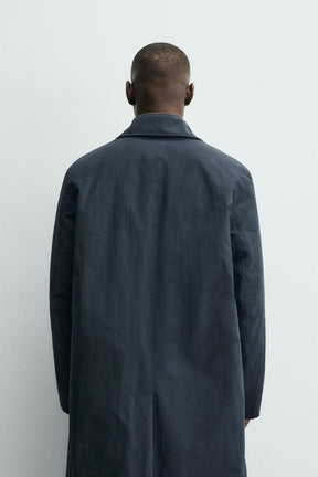 Lined Technical Trench Coat