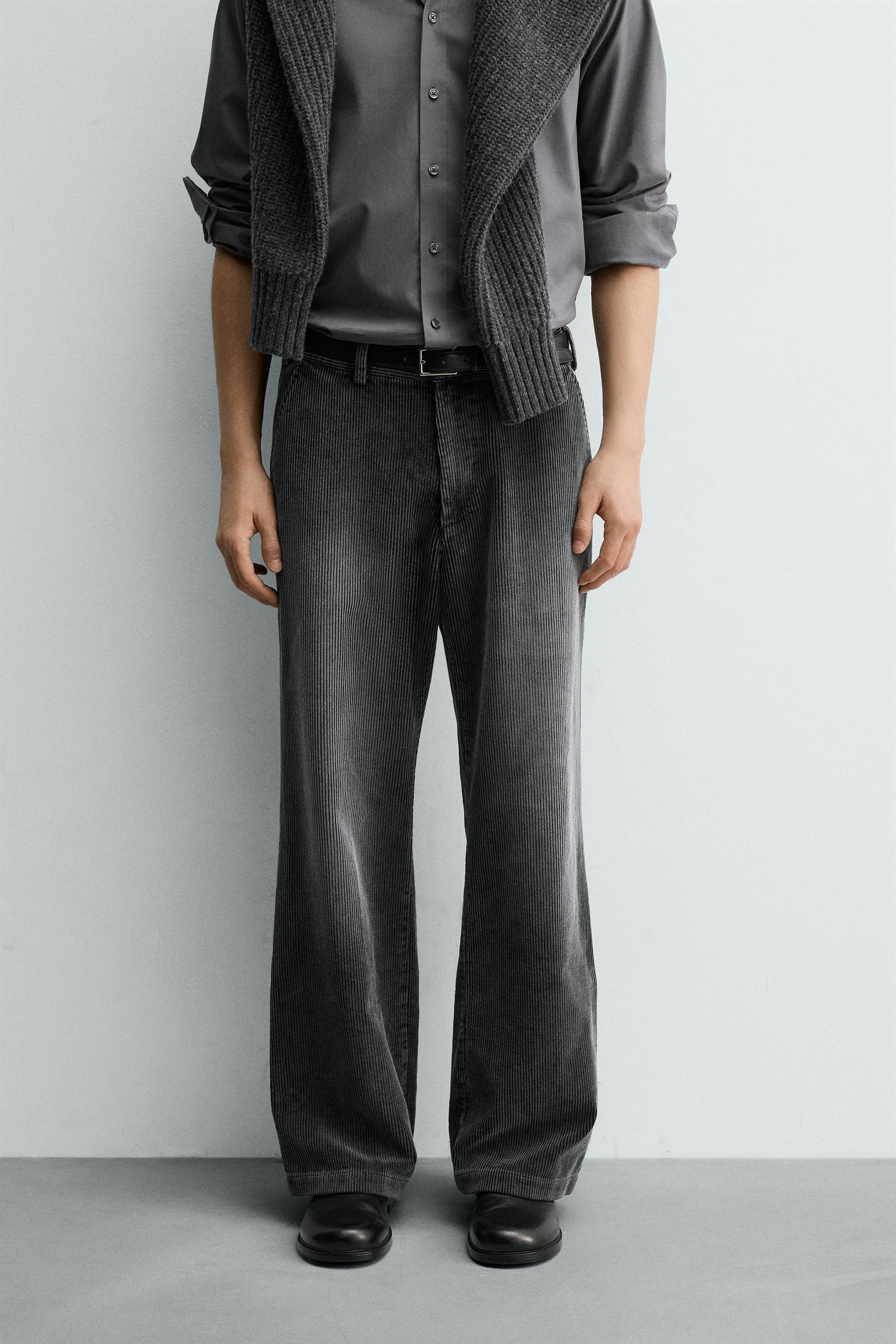 RELAXED FIT CORDUROY TROUSERS - Image 2
