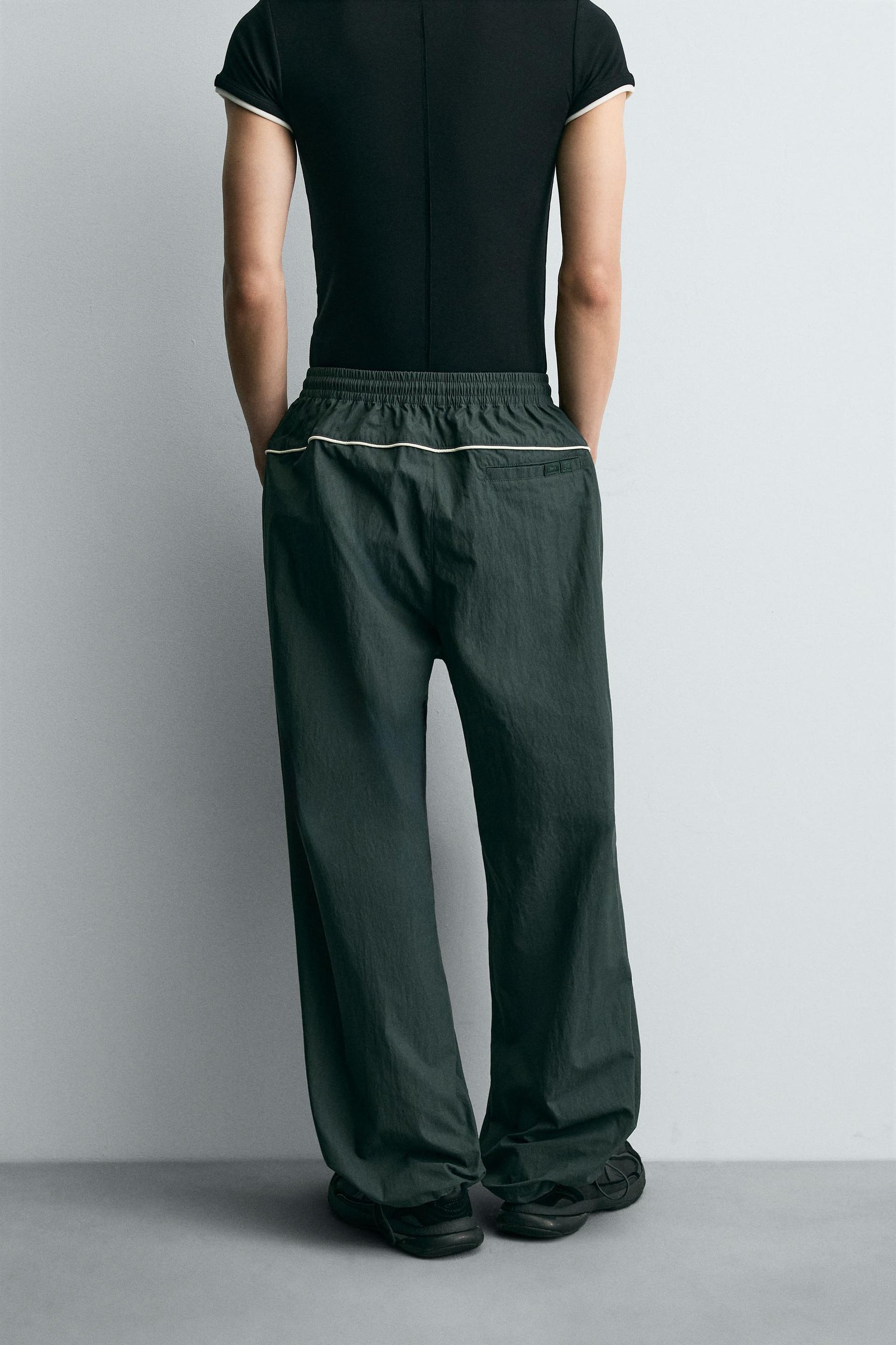 CONTRAST TECHNICAL JOGGER TROUSERS - Image 3