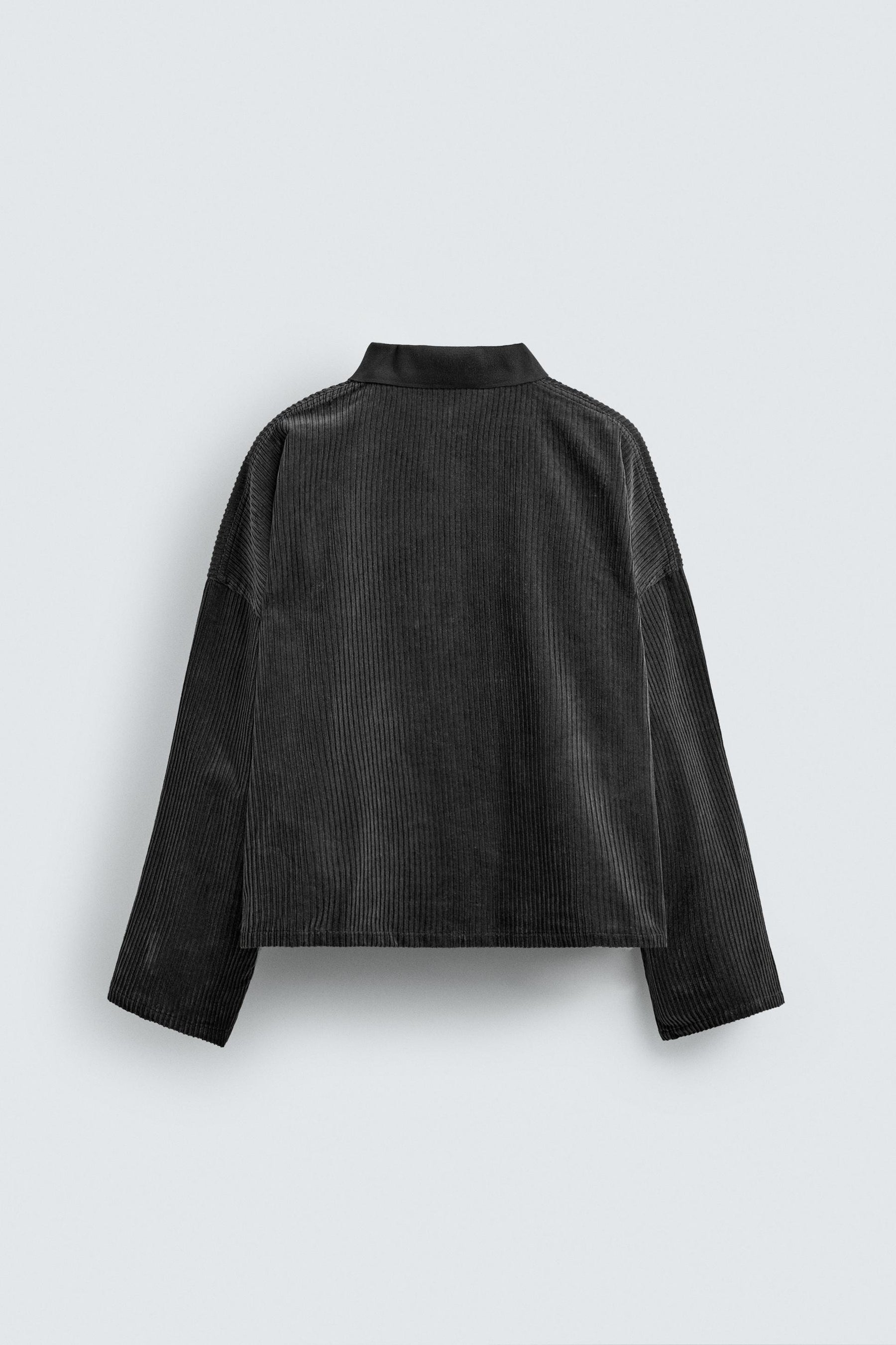 EMBROIDERED CORDUROY POLO SHIRT - Image 8