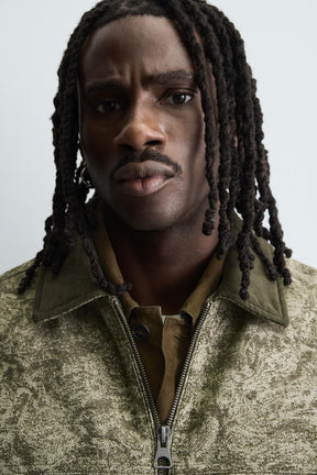 ABSTRACT JACQUARD QUILTED JACKET - Image 6