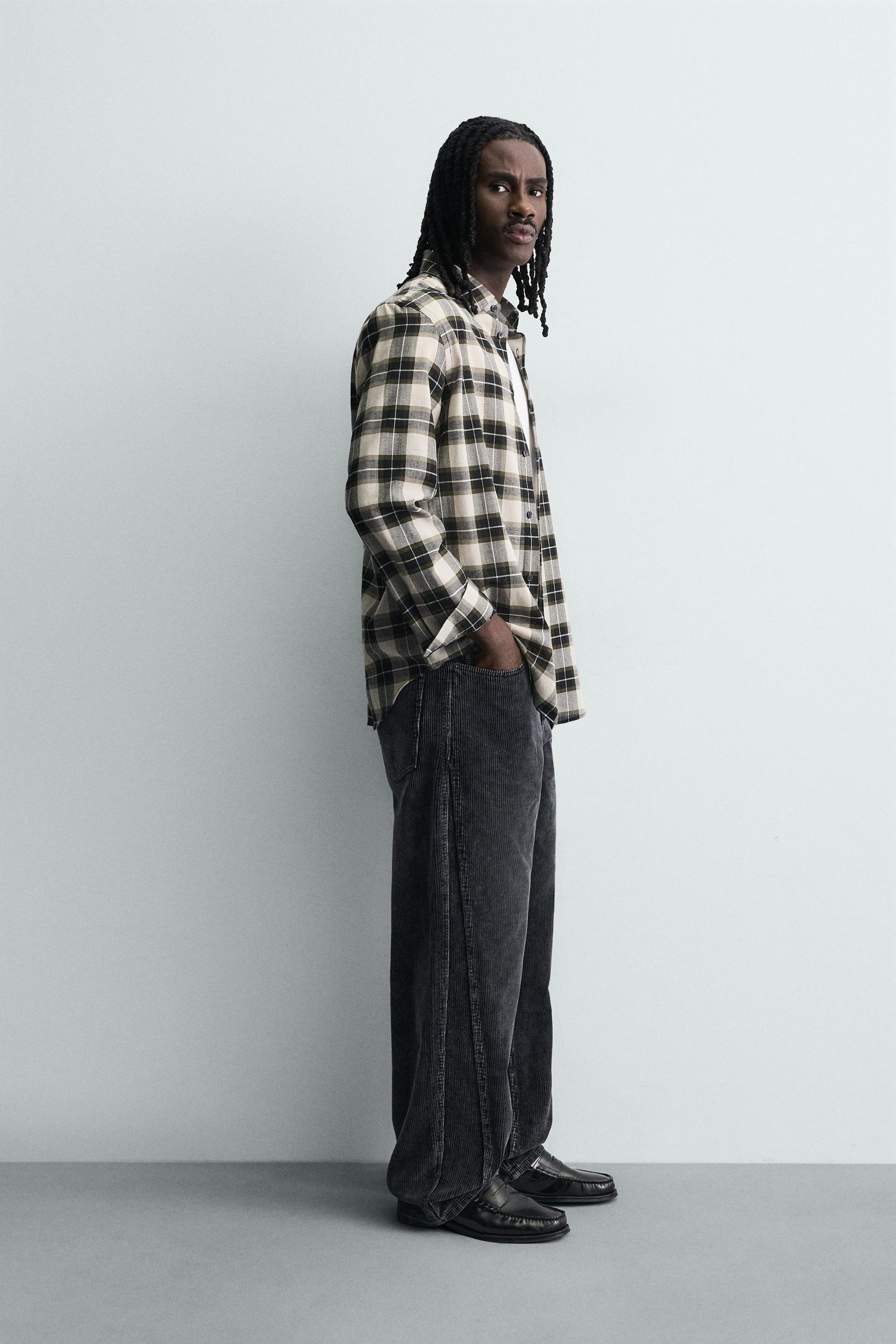 Corduroy Twisted Seam Pants