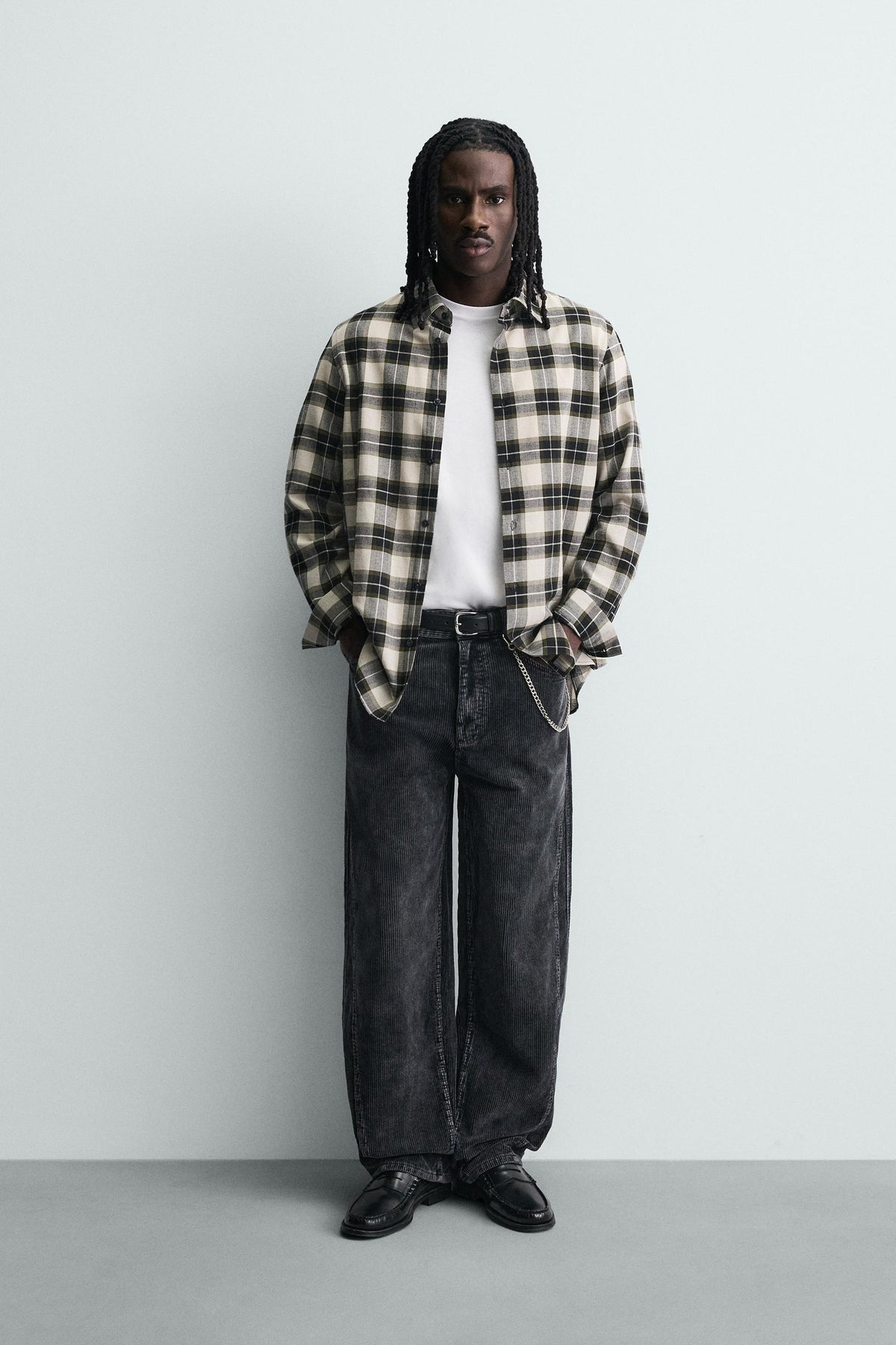 Corduroy Twisted Seam Pants