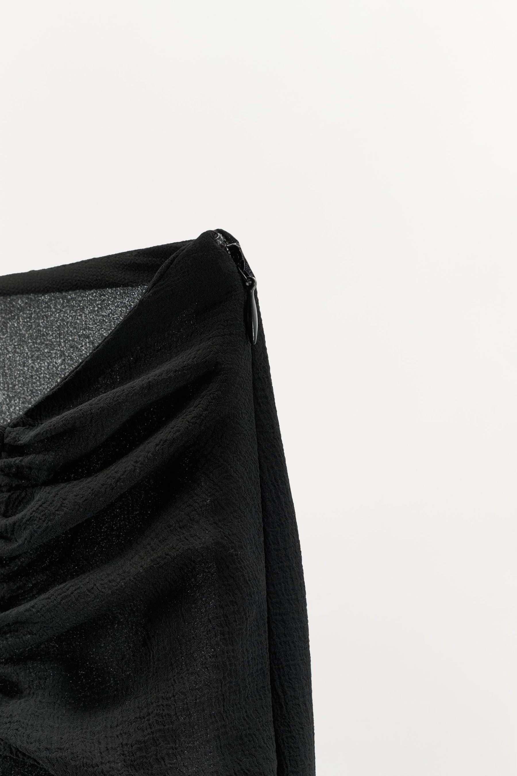 Draped Georgette Skirt