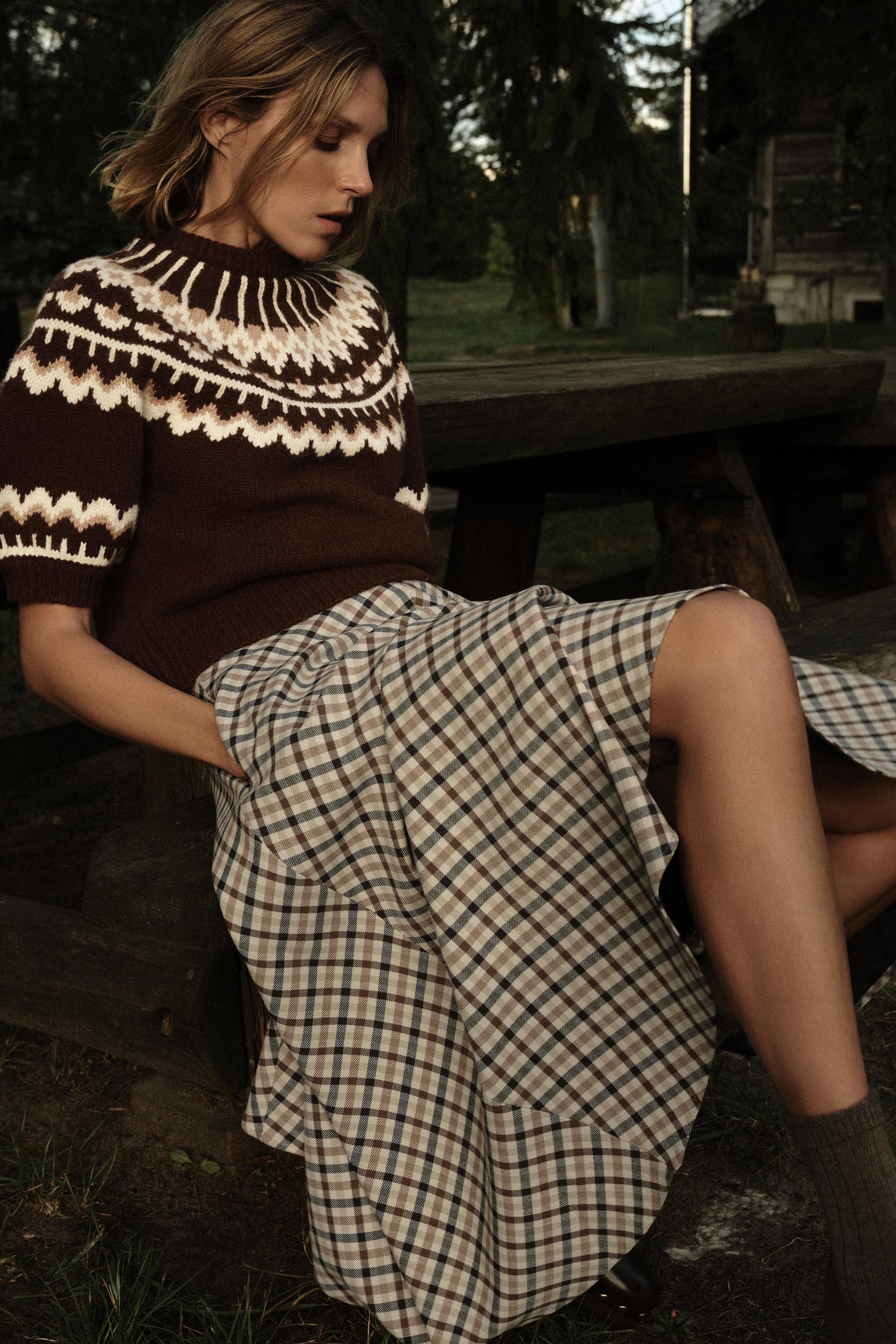 Jacquard Knit Jumper