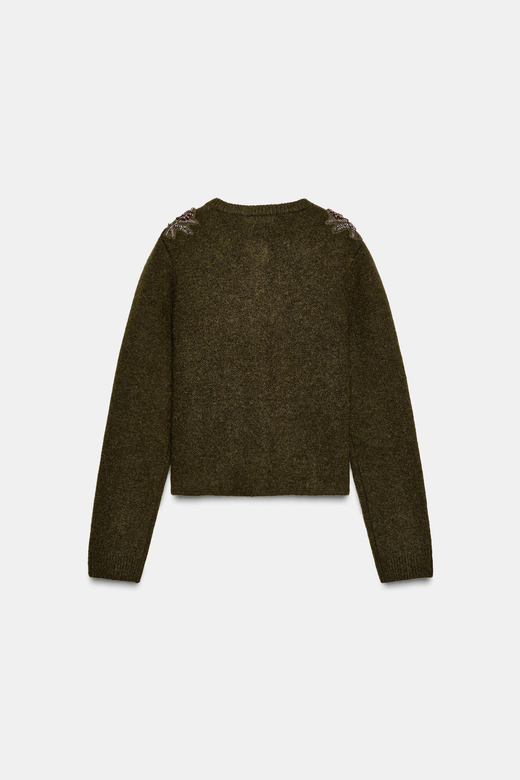 CARDIGAN WITH BEADS - Image 6