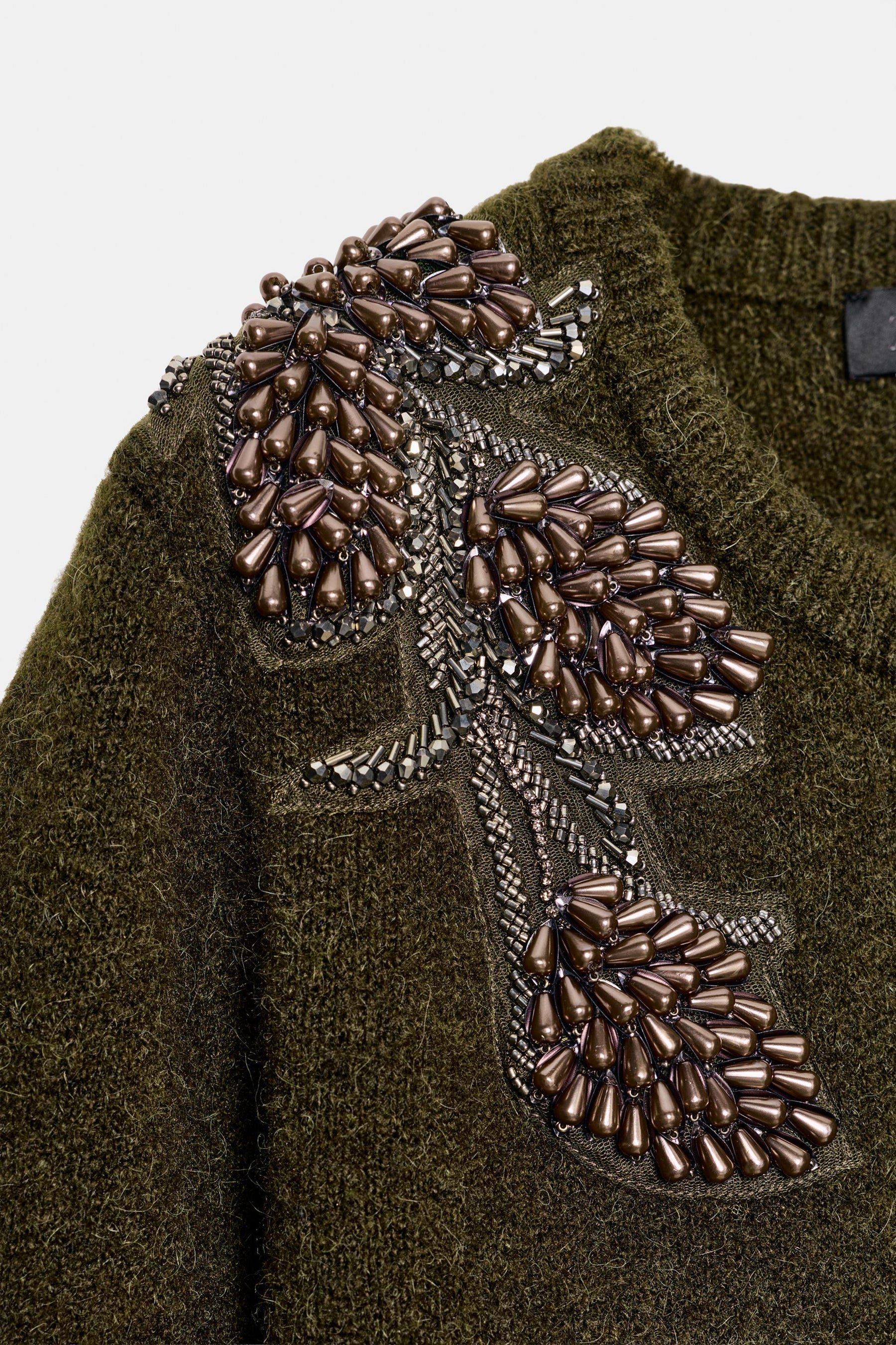CARDIGAN WITH BEADS - Image 7