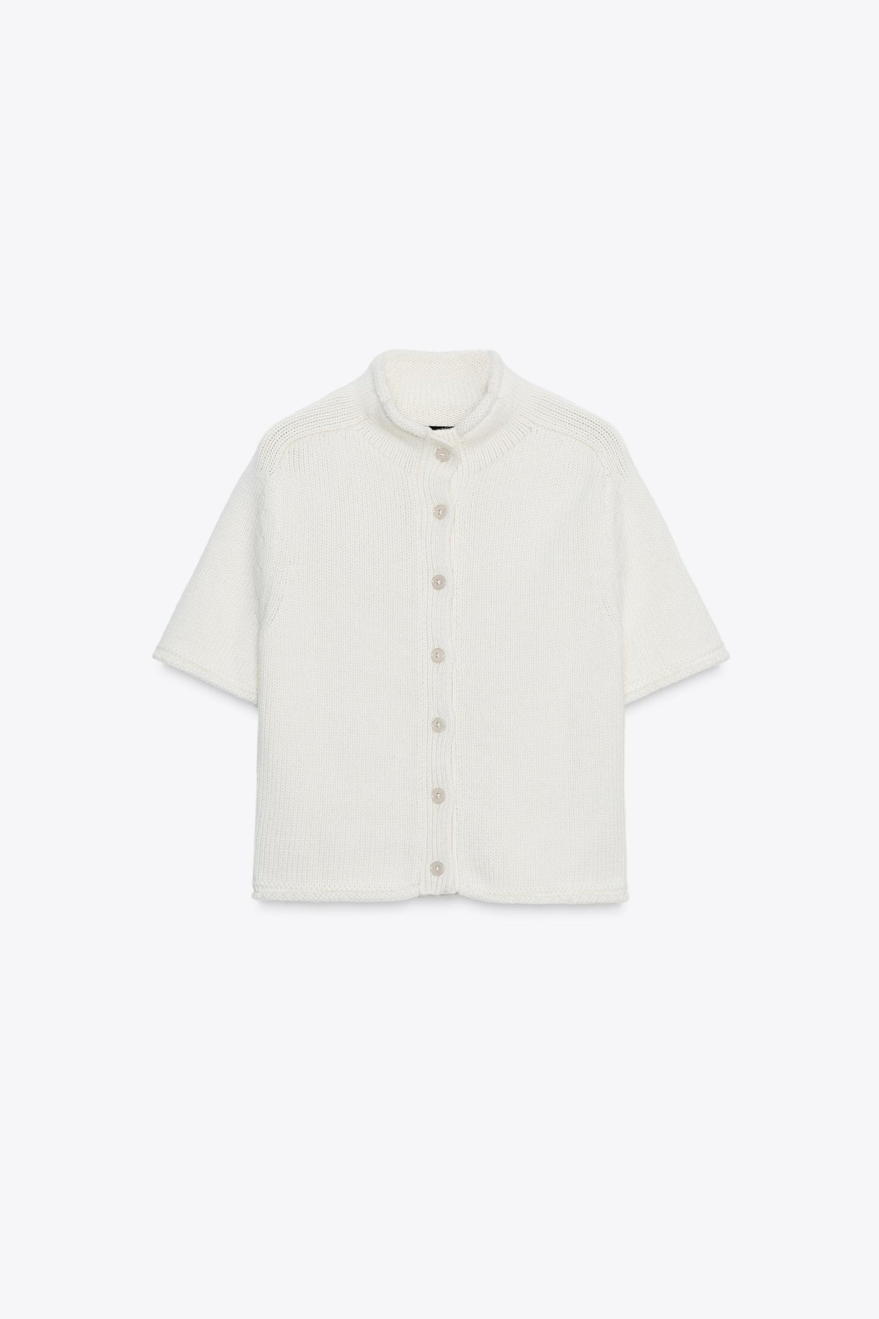 SHORT SLEEVE CARDIGAN - Image 5