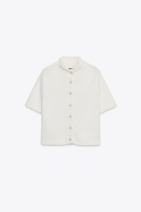 SHORT SLEEVE CARDIGAN - Image 5