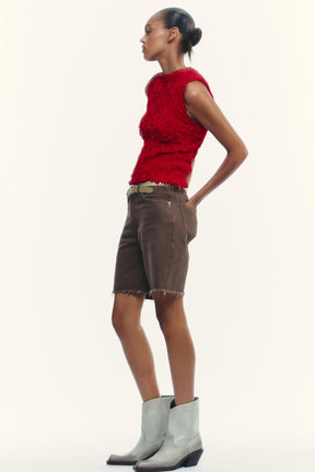 TEXTURED KNIT TOP - Image 5