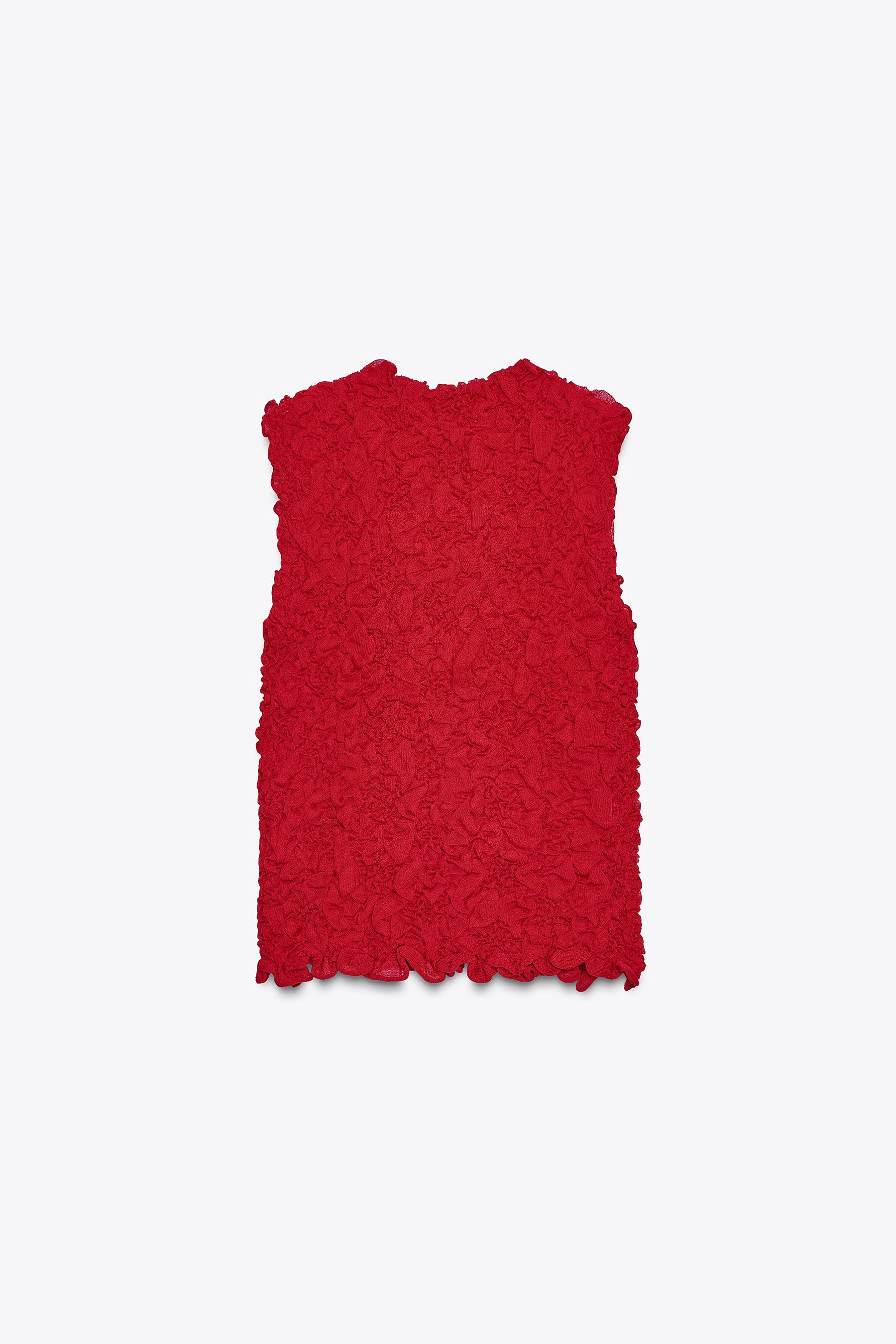 TEXTURED KNIT TOP - Image 7