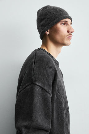 WASHED EMBROIDERED SWEATER - Image 7