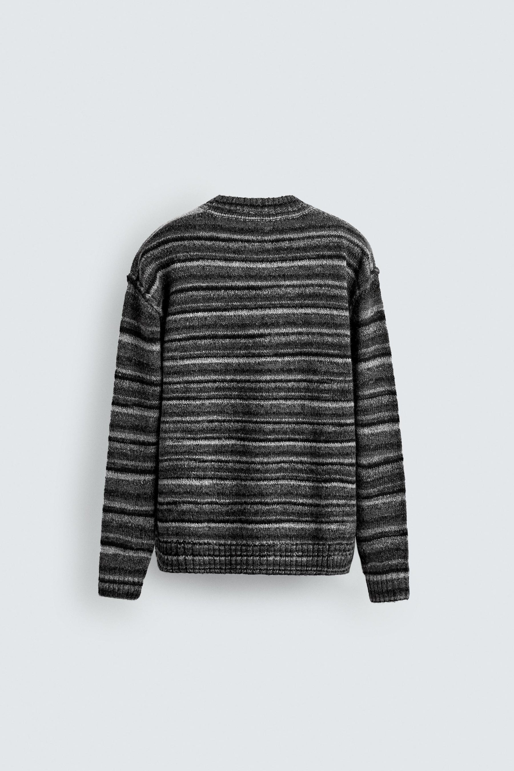 STRIPED JACQUARD CARDIGAN - Image 8