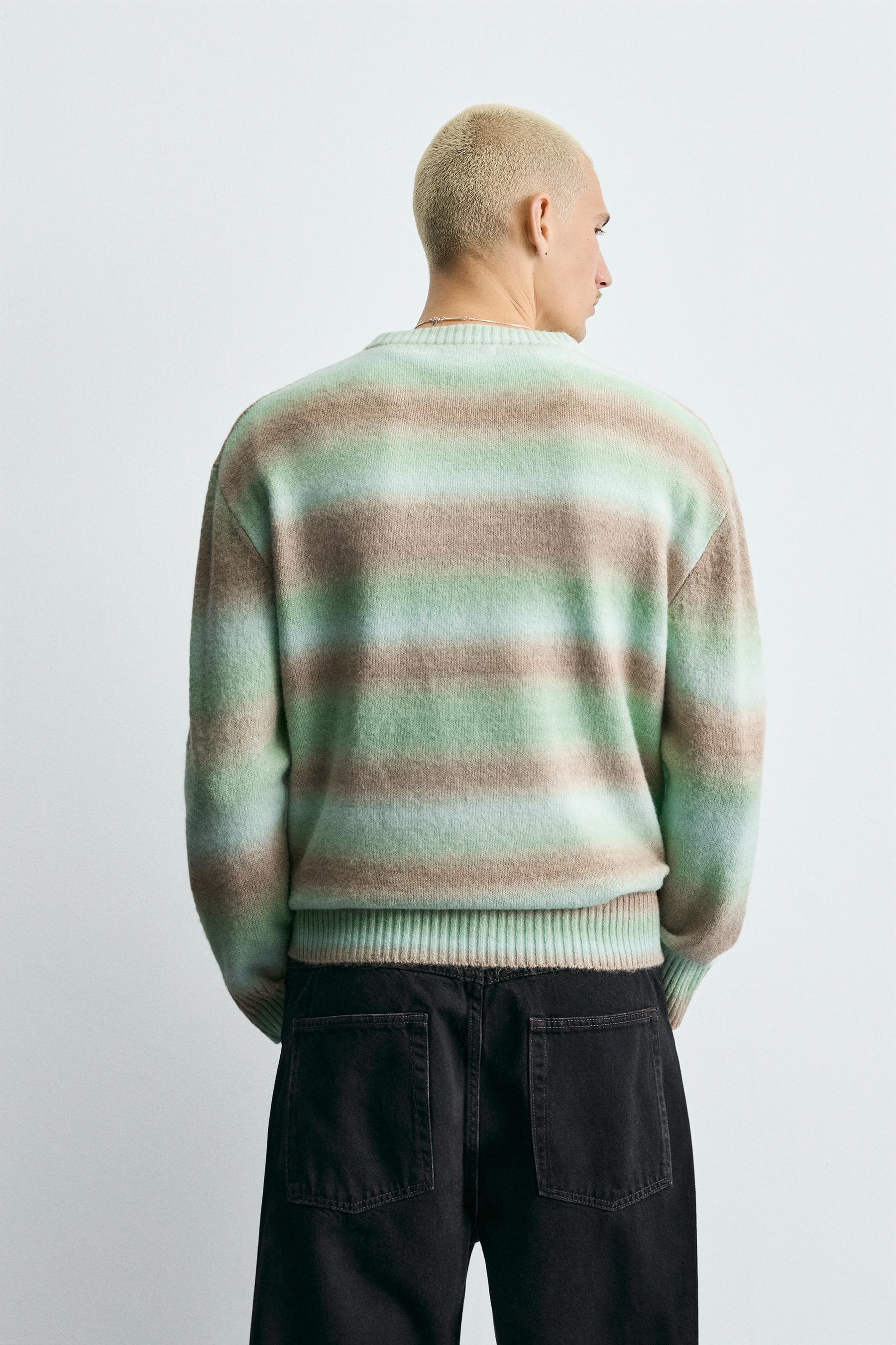 STRIPED TEXTURED JUMPER - Image 3