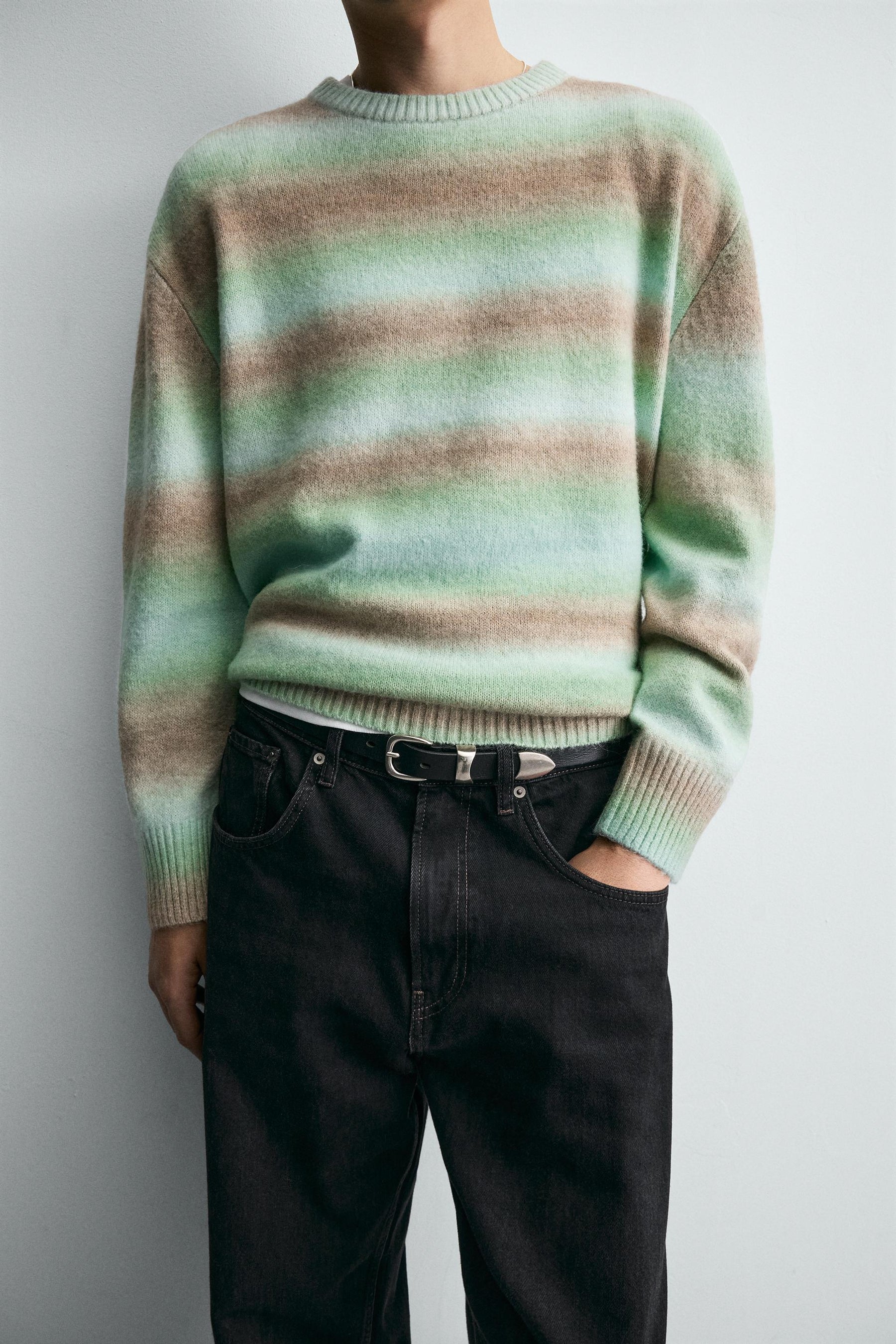 STRIPED TEXTURED JUMPER - Image 6