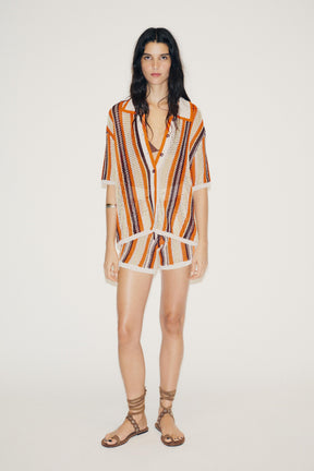 COLLAR POLO CARDIGAN - Image 1