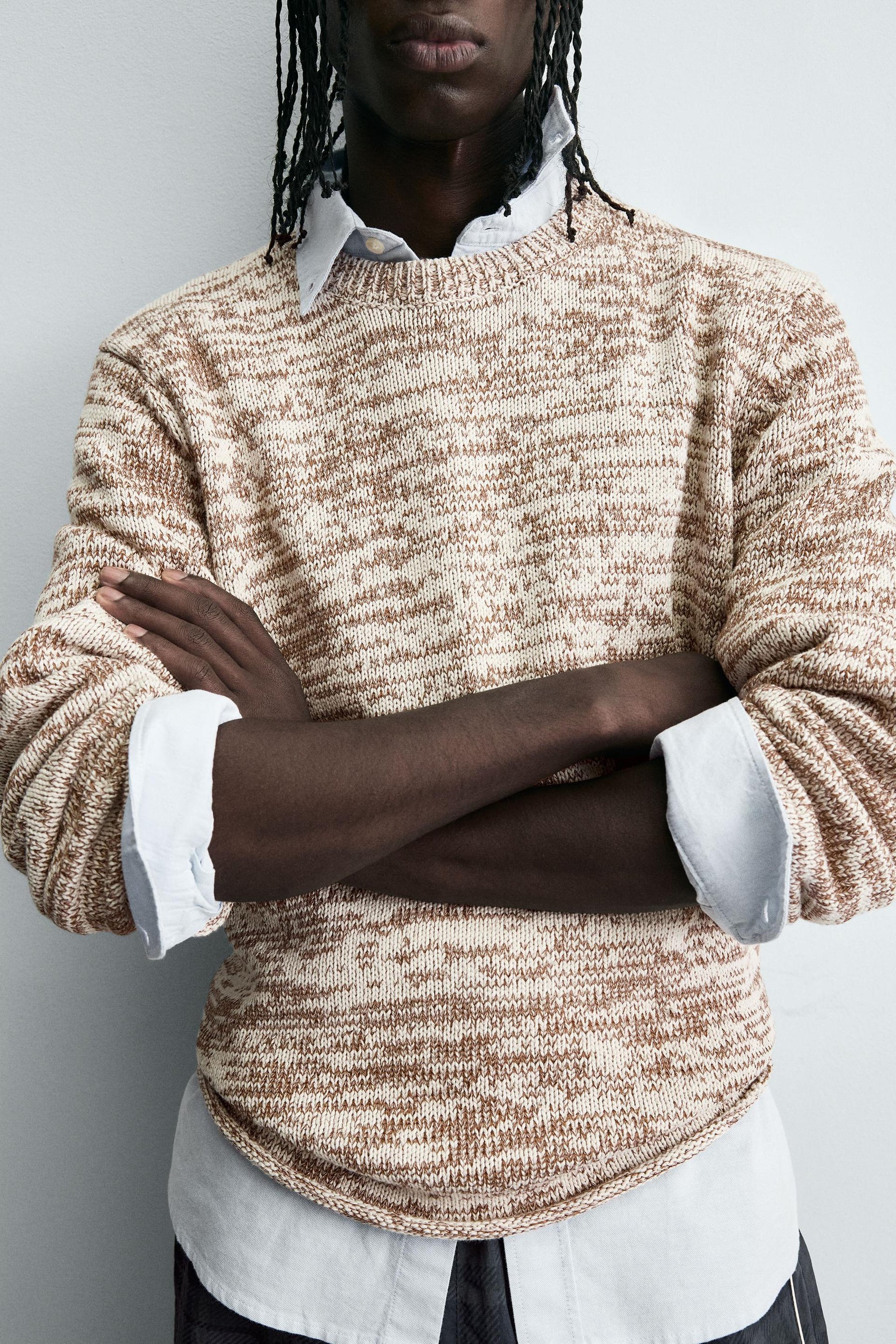 TWISTED YARN TEXTURED SWEATER - Image 5