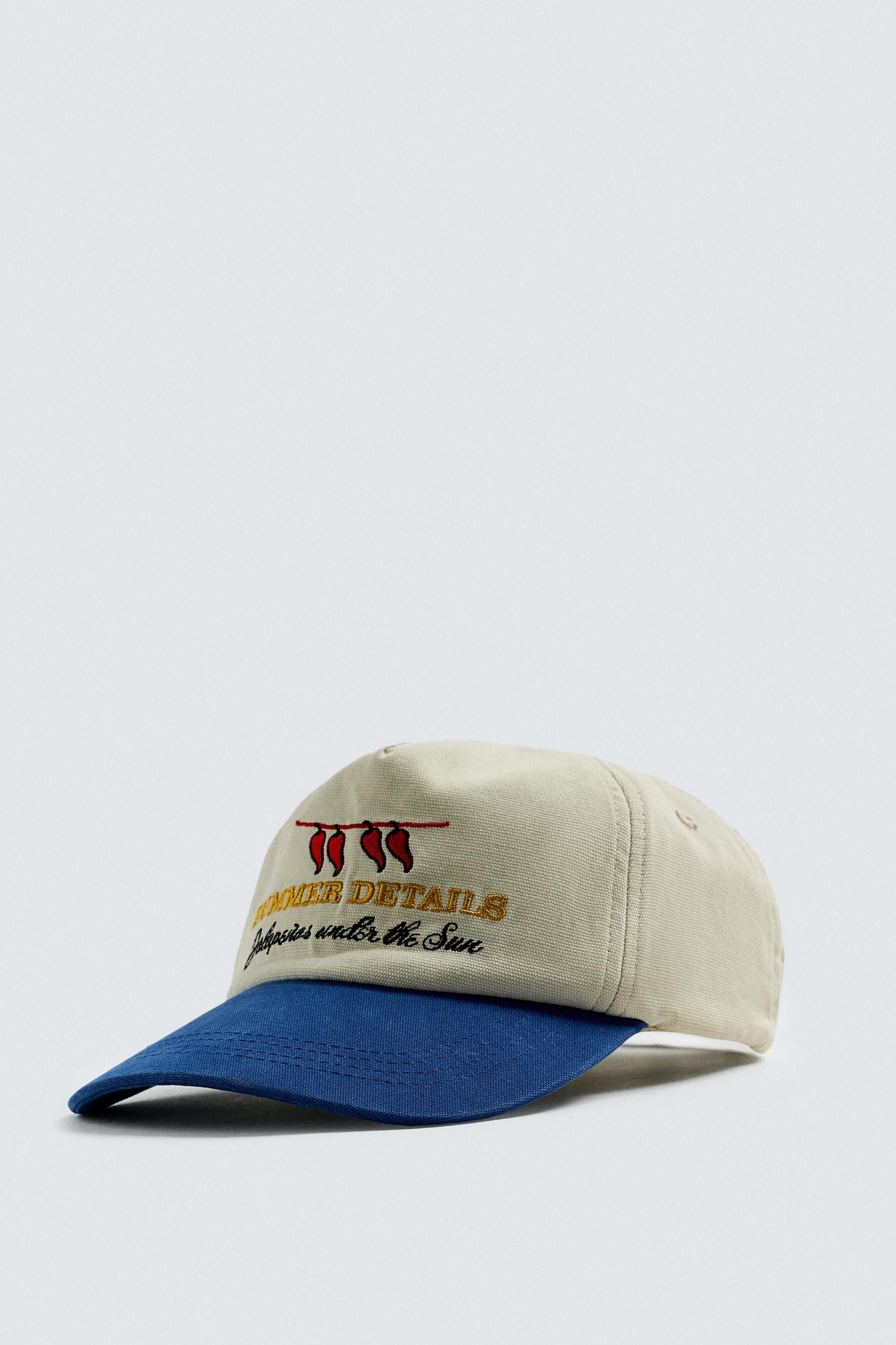 CONTRAST EMBROIDERY CAP - Image 3