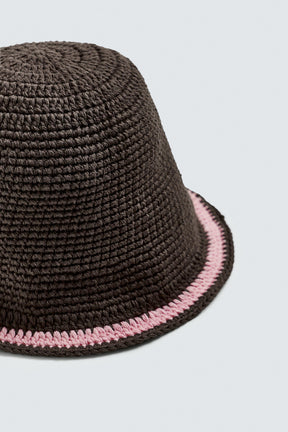 CROCHET BAND BUCKET HAT - Image 4