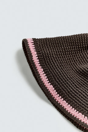 CROCHET BAND BUCKET HAT - Image 5