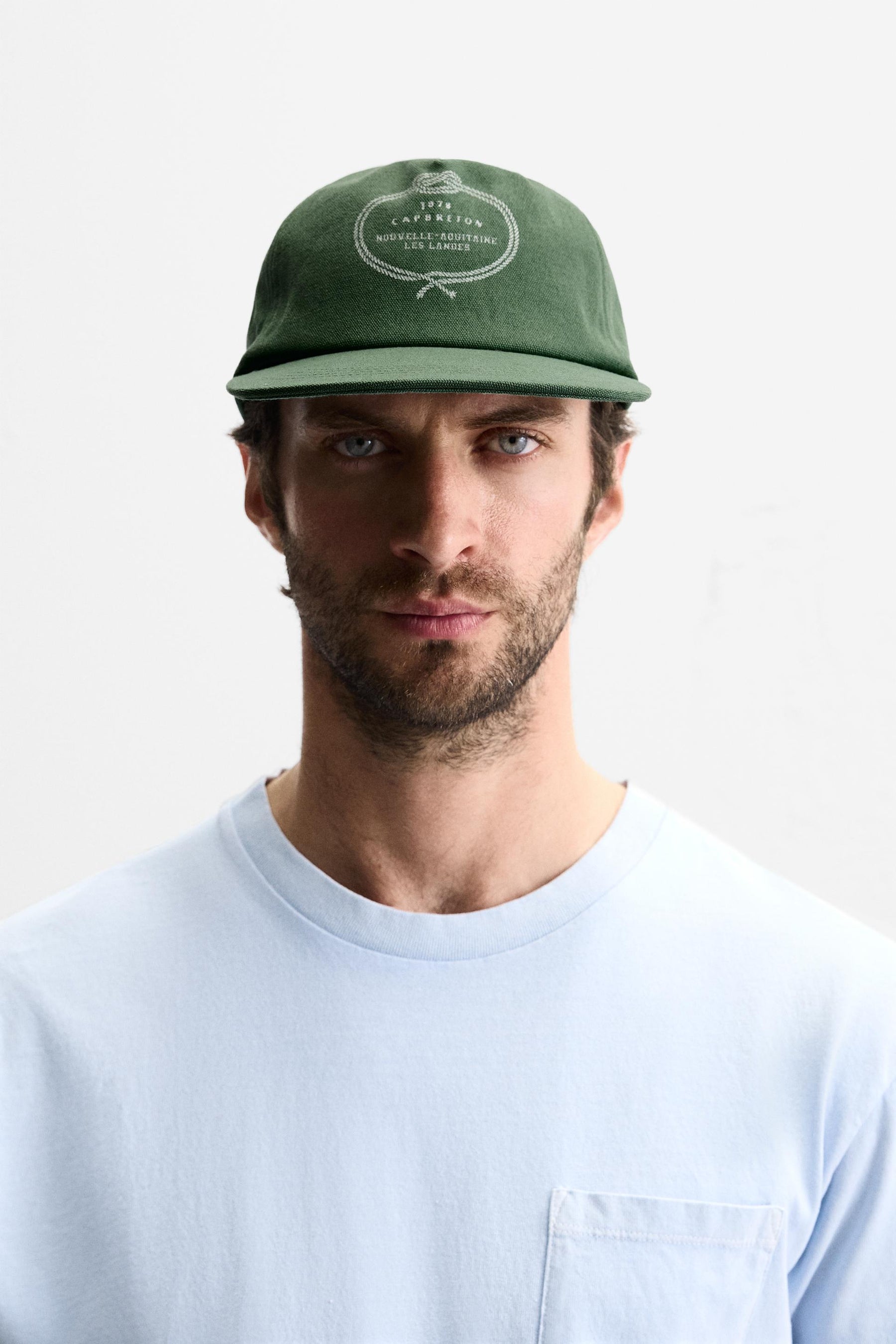 WASHED CAP WITH COMBINED PRINT - Image 1