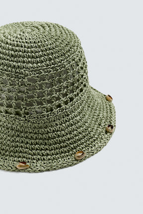 CROCHET HAT WITH SHELLS - Image 5