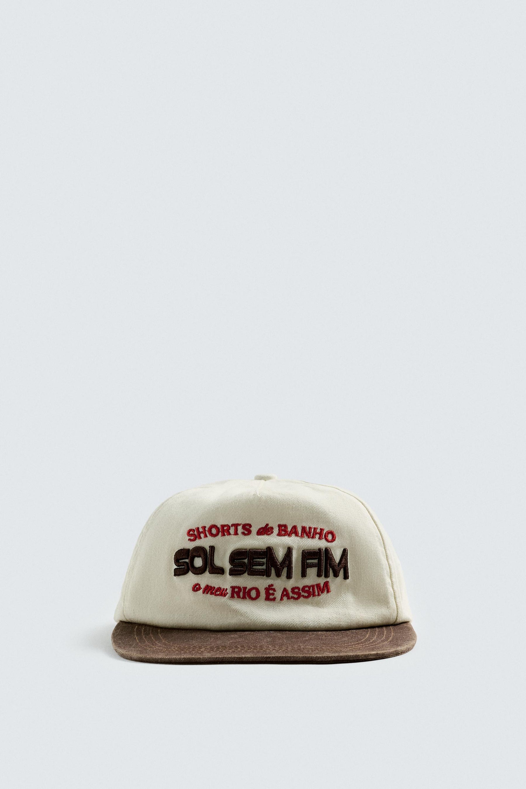 CONTRAST EMBROIDERY CAP - Image 5