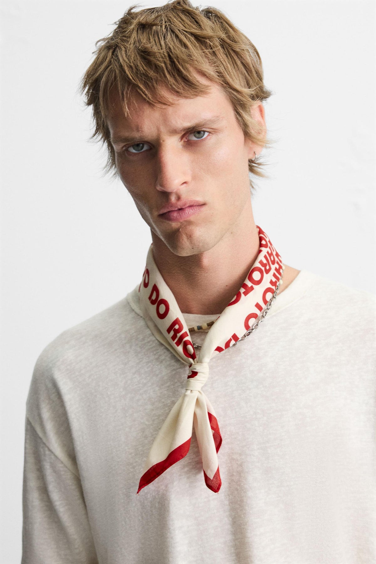 TEXT PRINT BANDANA - Image 1