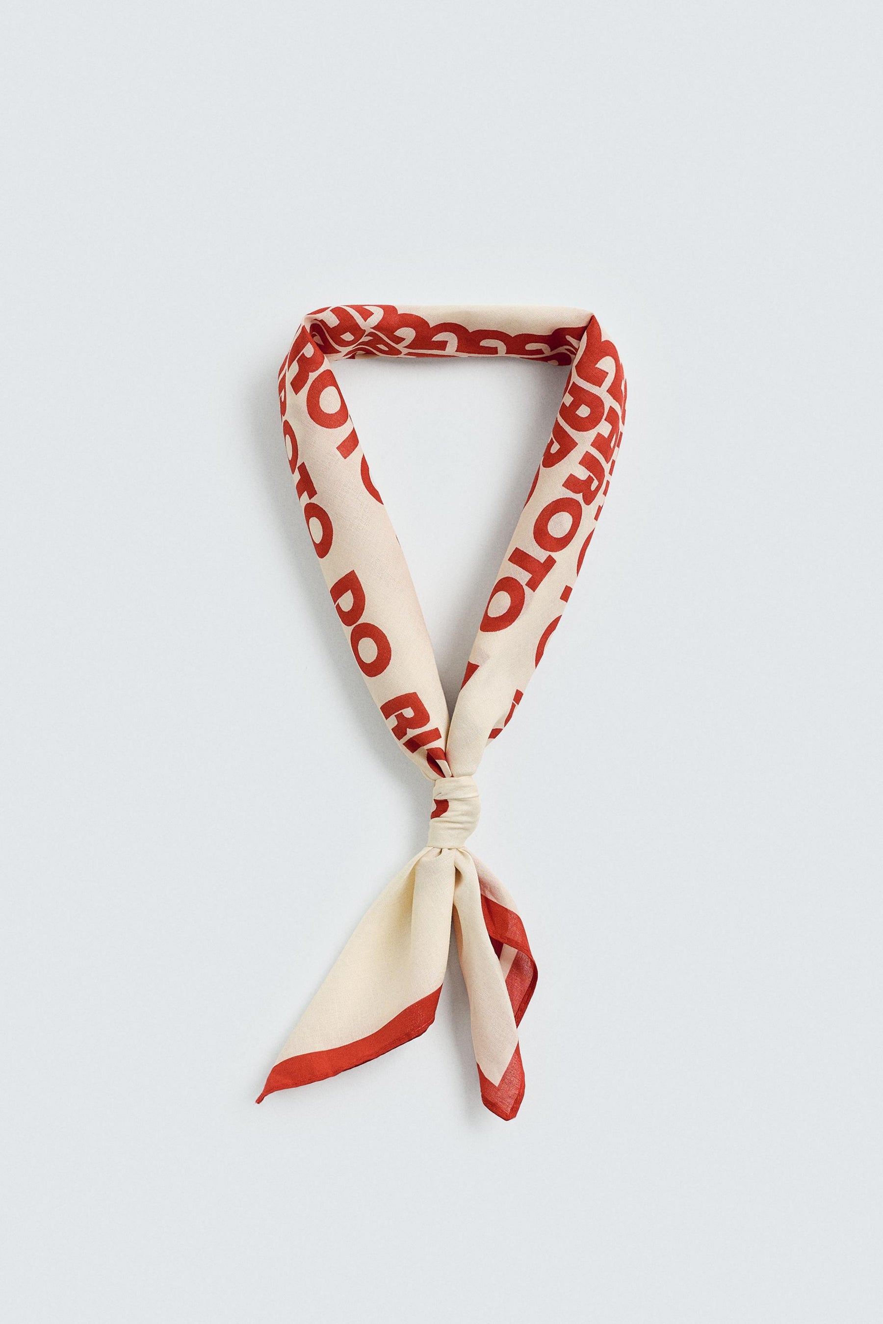 TEXT PRINT BANDANA - Image 4