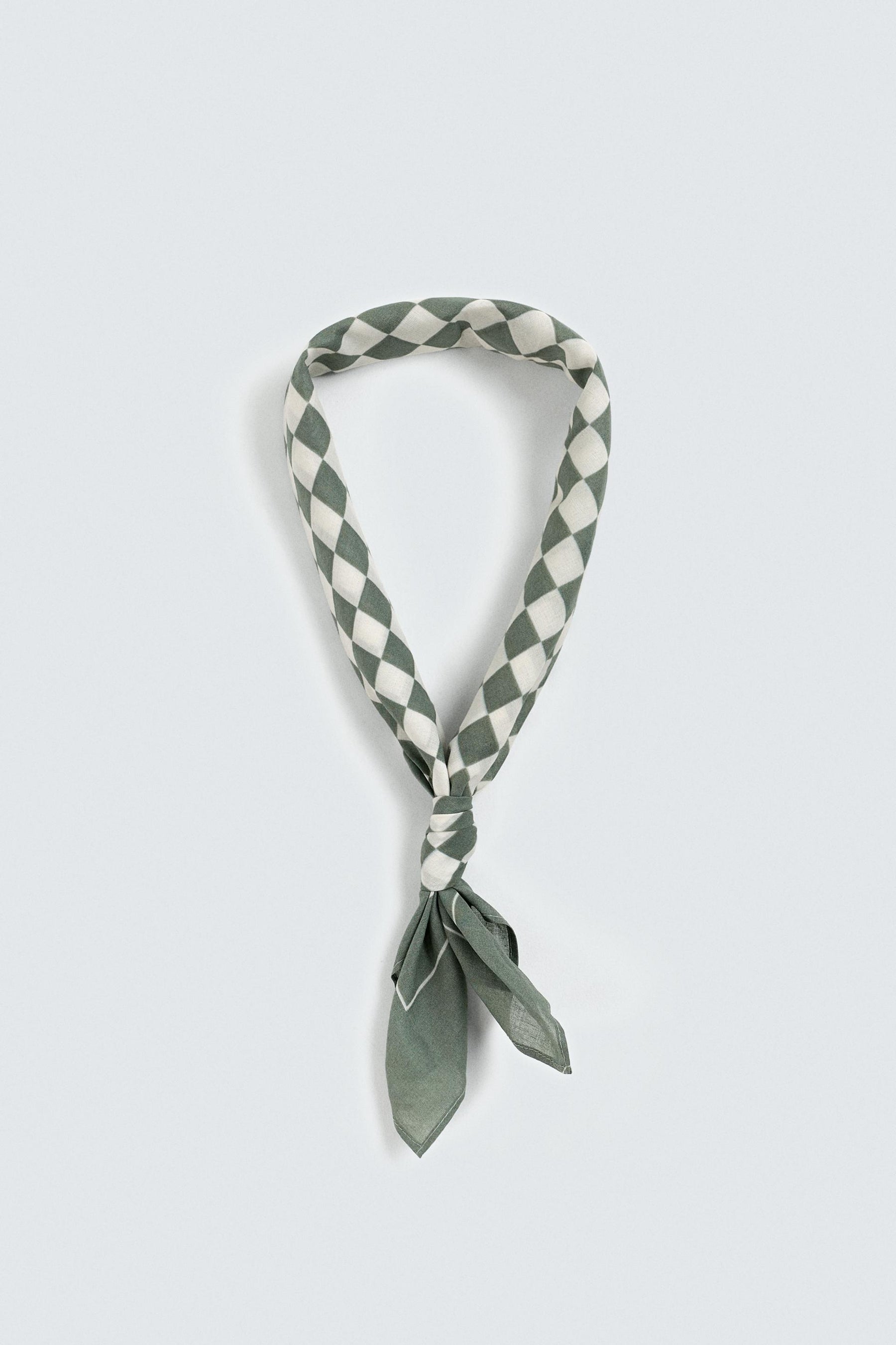 CHECK PRINT BANDANA - Image 2