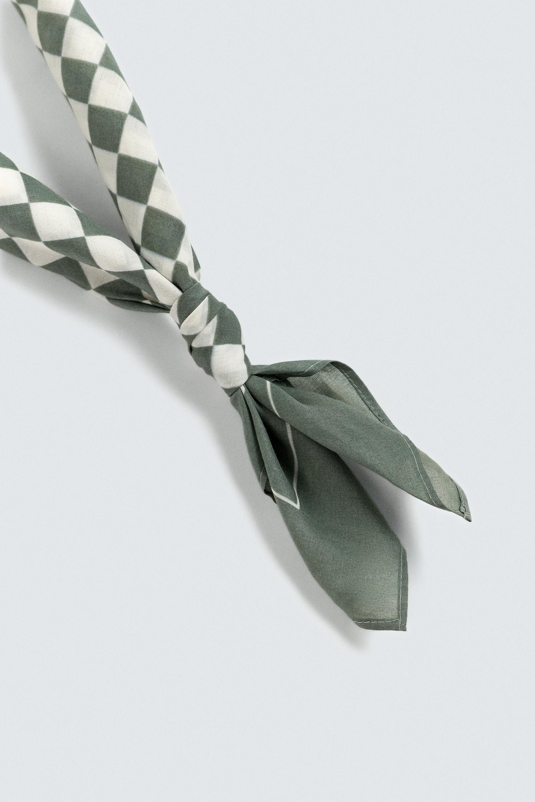 CHECK PRINT BANDANA - Image 3