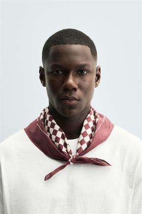 CHECK PRINT BANDANA - Image 1