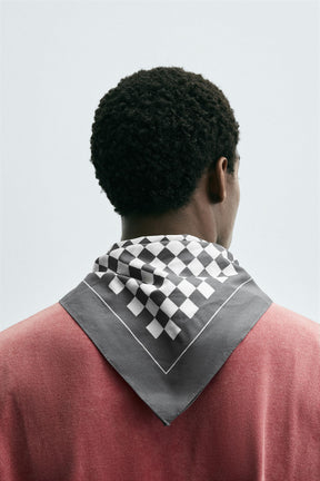 CHECK PRINT BANDANA - Image 2