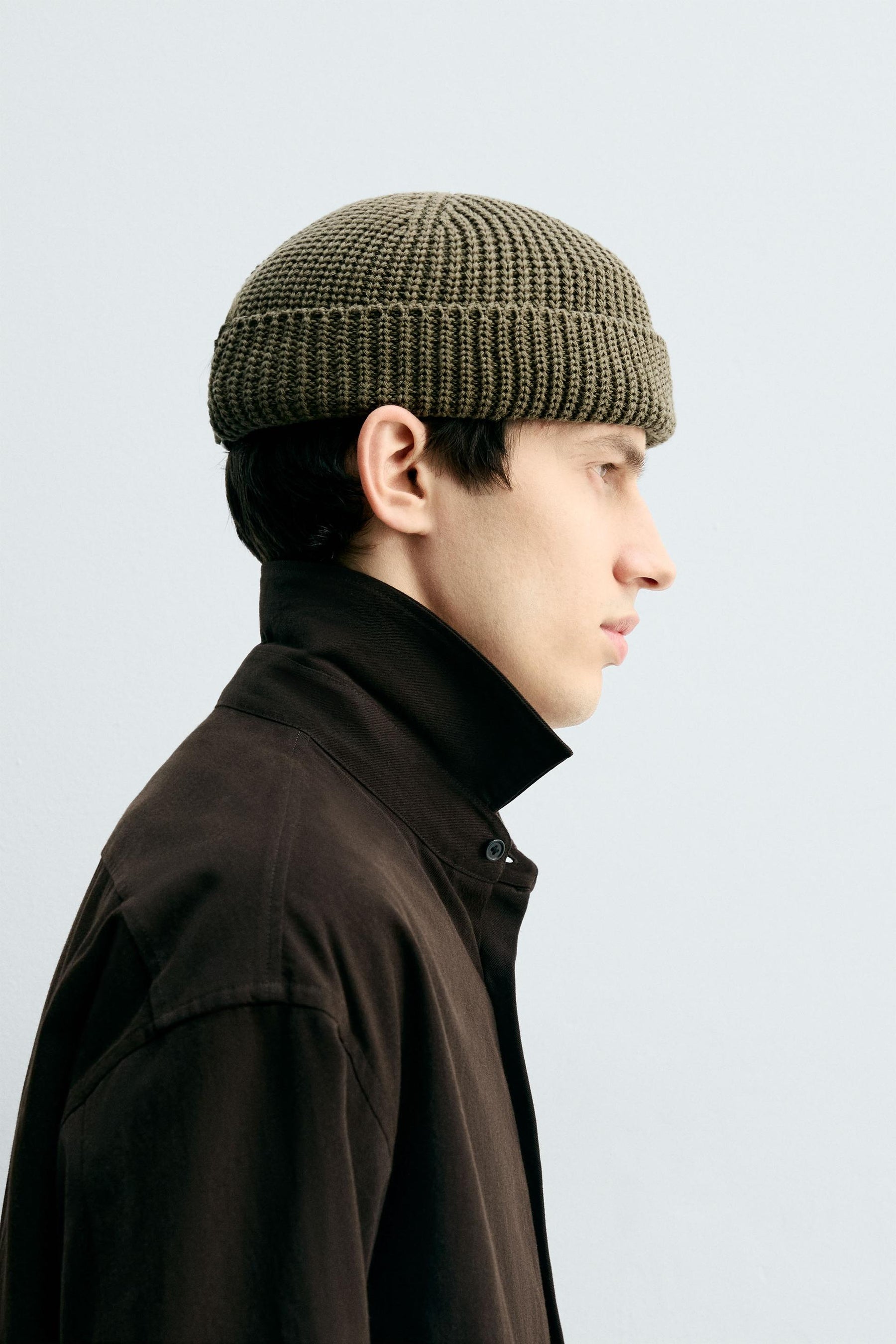 SHORT KNIT BEANIE - Image 2