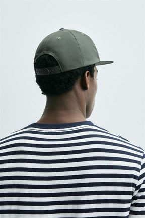 EMBROIDERED FLAT PEAK CAP - Image 3