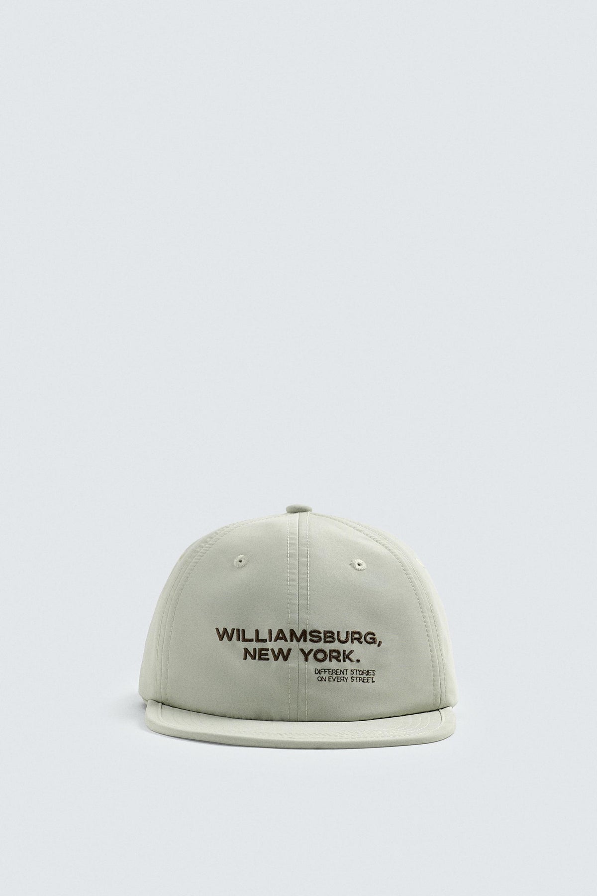 EMBROIDERED FLAT PEAK CAP - Image 2