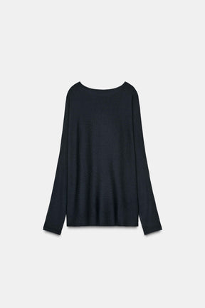LONG CAPE KNIT SWEATER - Image 5
