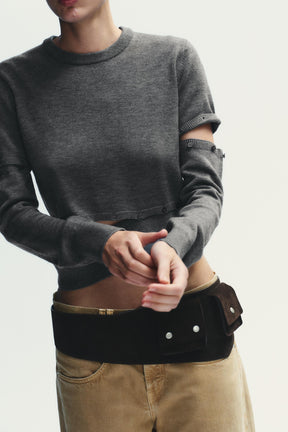 KNITTED JUMPER WITH BUTTONS