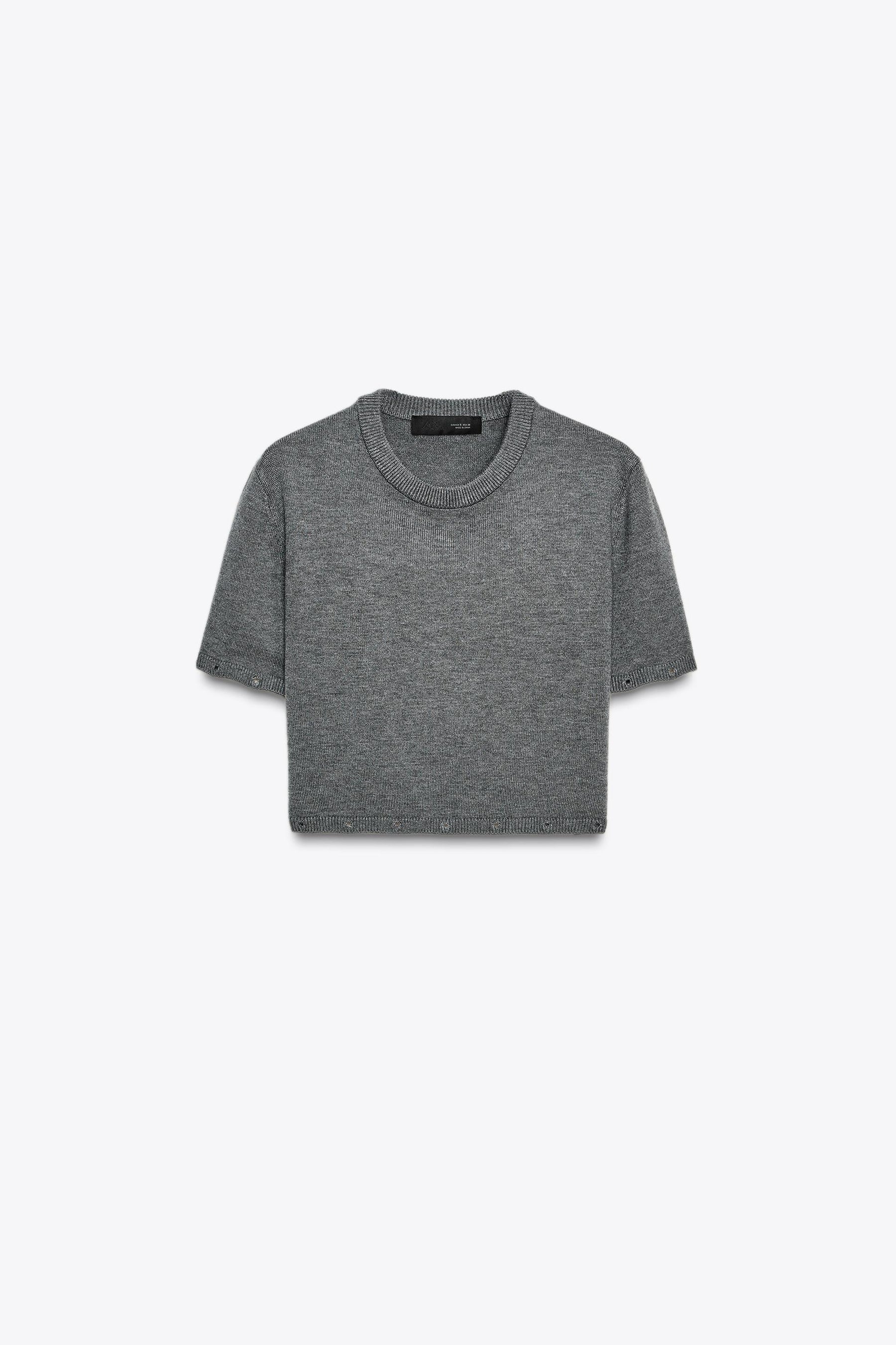 KNITTED JUMPER WITH BUTTONS