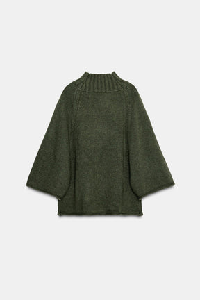 WIDE SLEEVE KNIT JUMPER