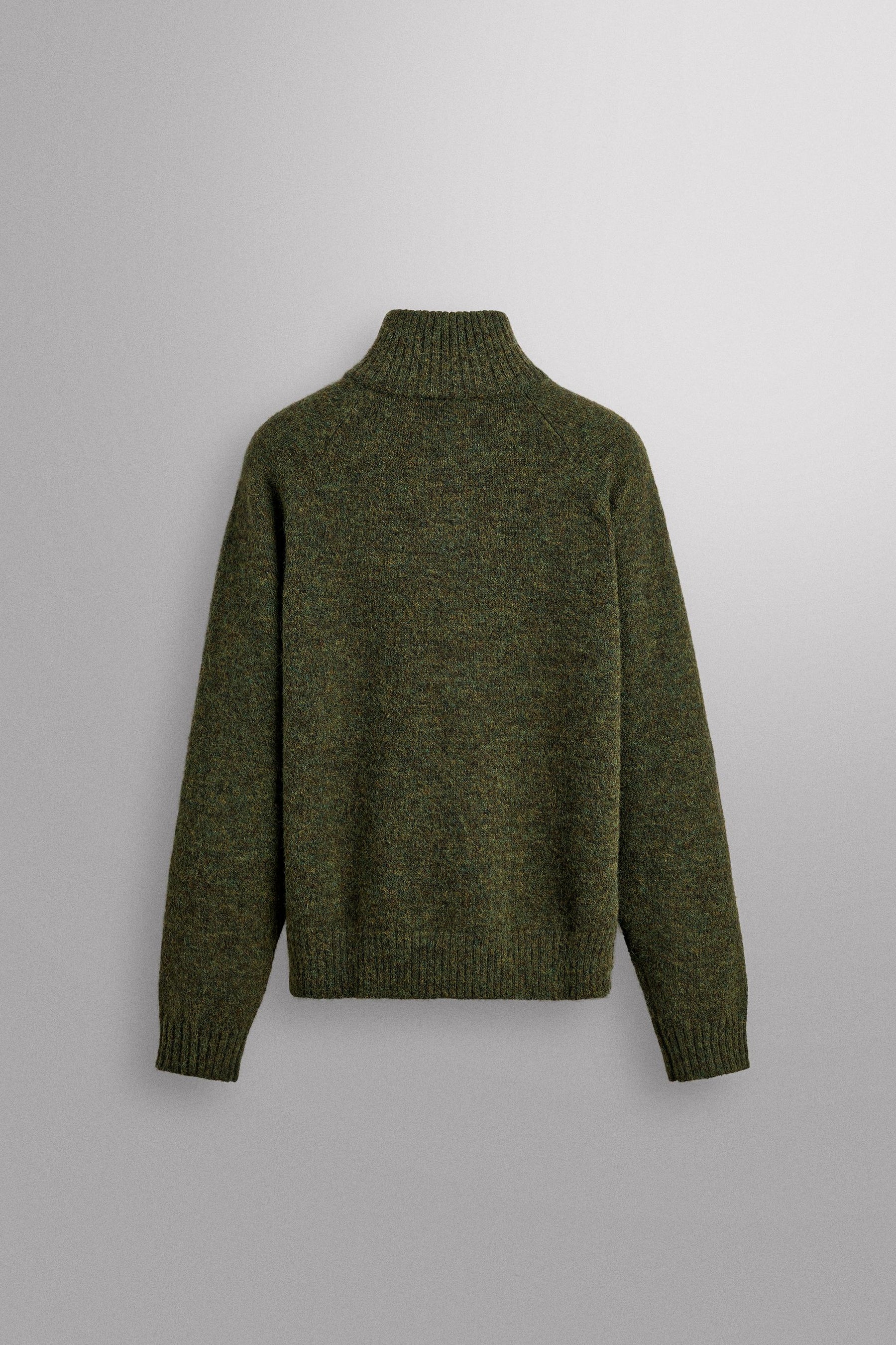 Wool Zip Pullover