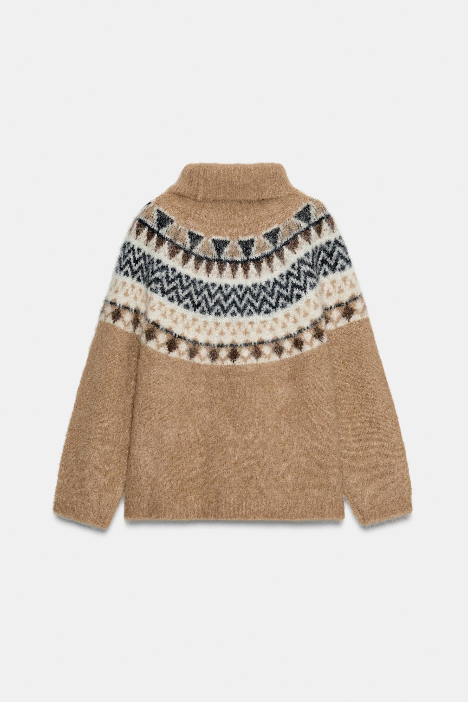 Alpaca Blend Jacquard Jumper
