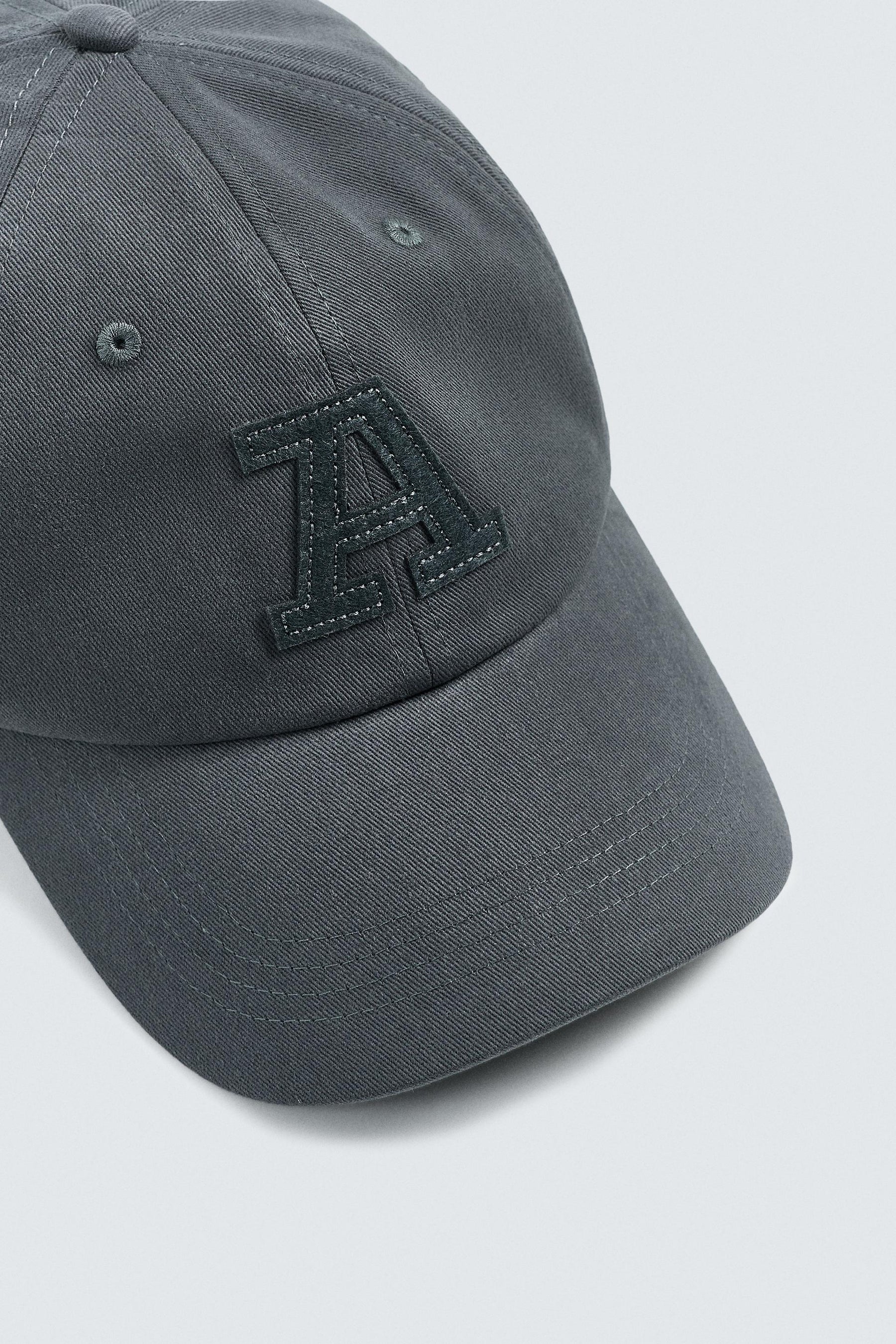 CAP WITH LETTER PATCH - Image 3