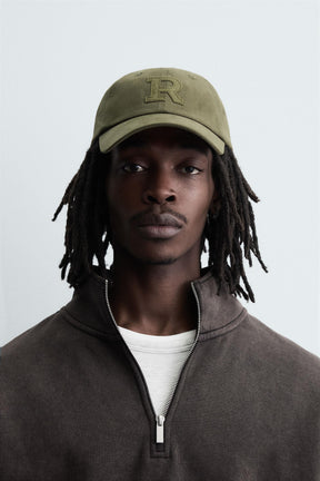 CAP WITH LETTER PATCH - Image 1