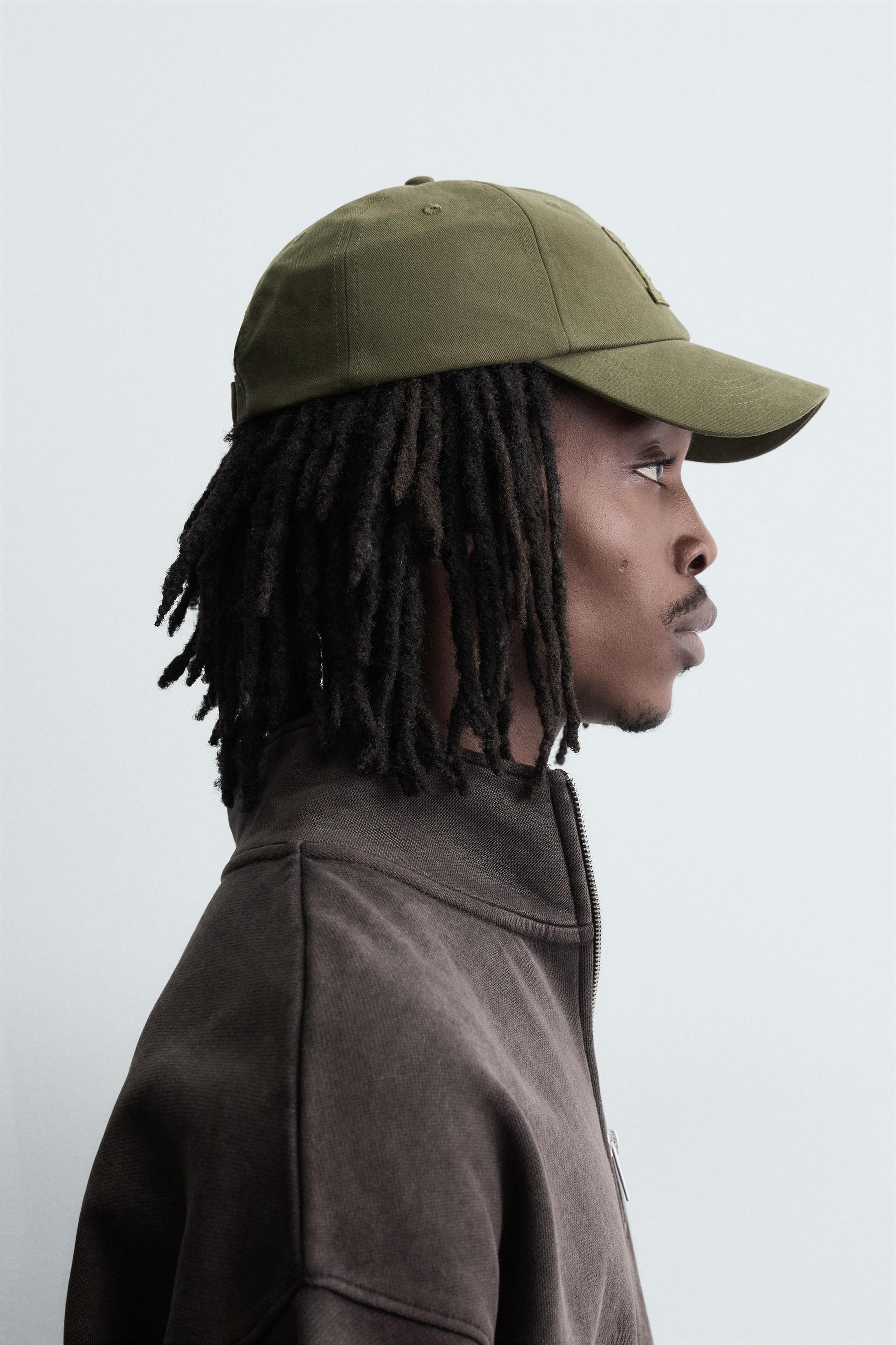 CAP WITH LETTER PATCH - Image 2