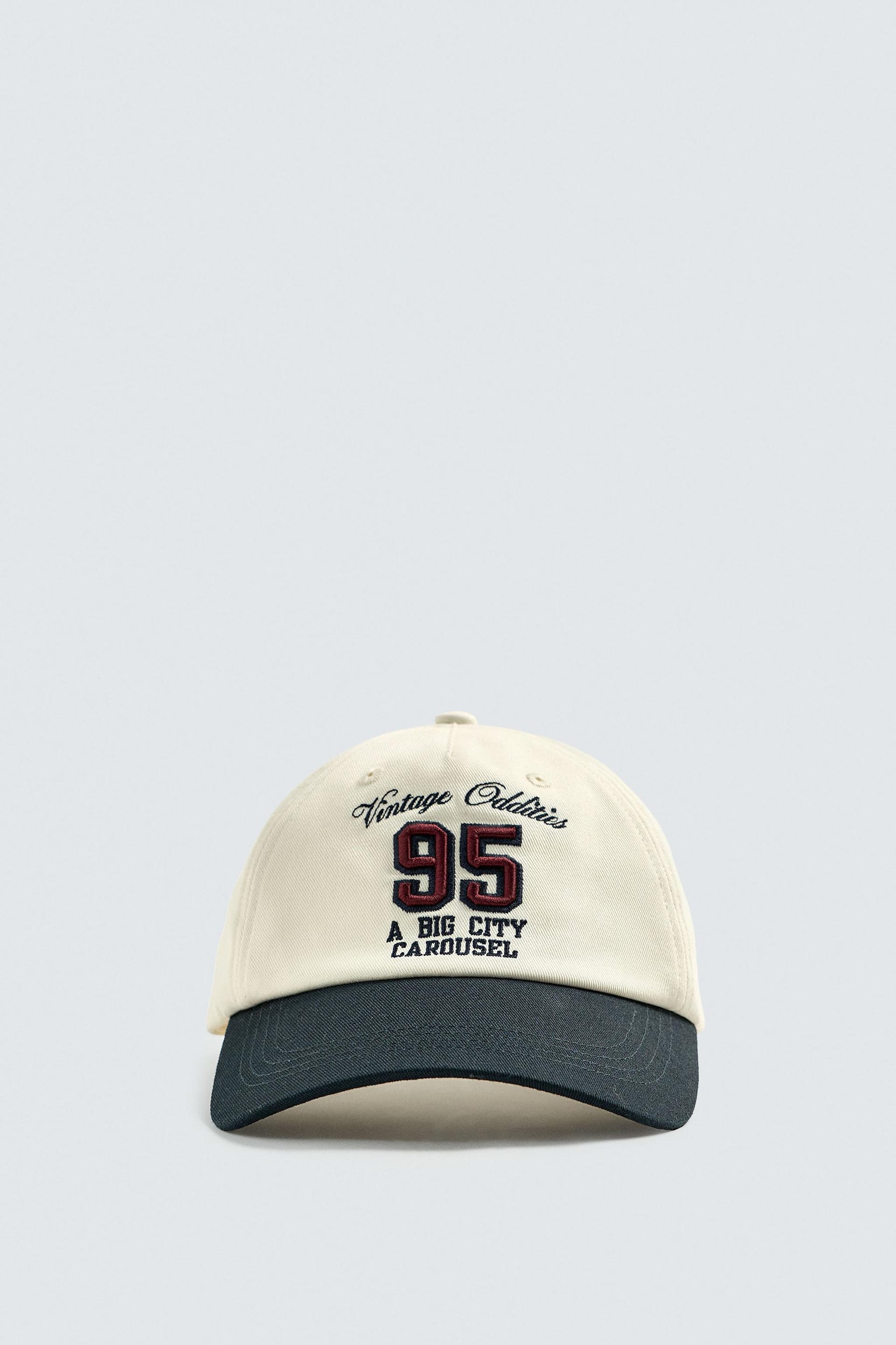 CONTRAST EMBROIDERY CAP - Image 2